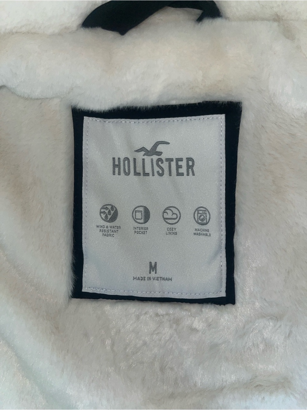 Women’s Hollister Cream Faux-Fur Lined Parka